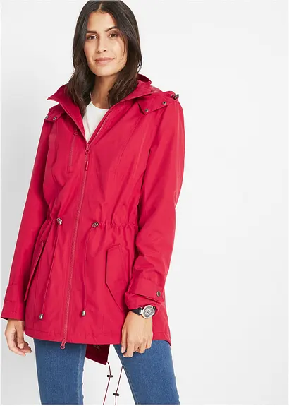 Bonprix Lässiger Parka Mit Abnehmbarer Kapuze Hinten Etwas Länger Geschnitten