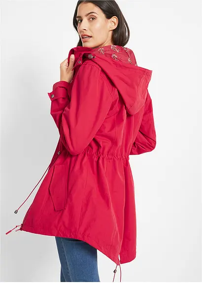 Bonprix Lässiger Parka Mit Abnehmbarer Kapuze Hinten Etwas Länger Geschnitten