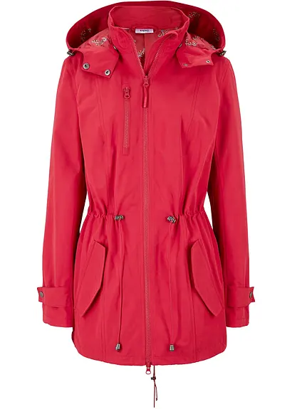 bonprix Lässiger Parka mit abnehmbarer Kapuze hinten etwas länger geschnitten