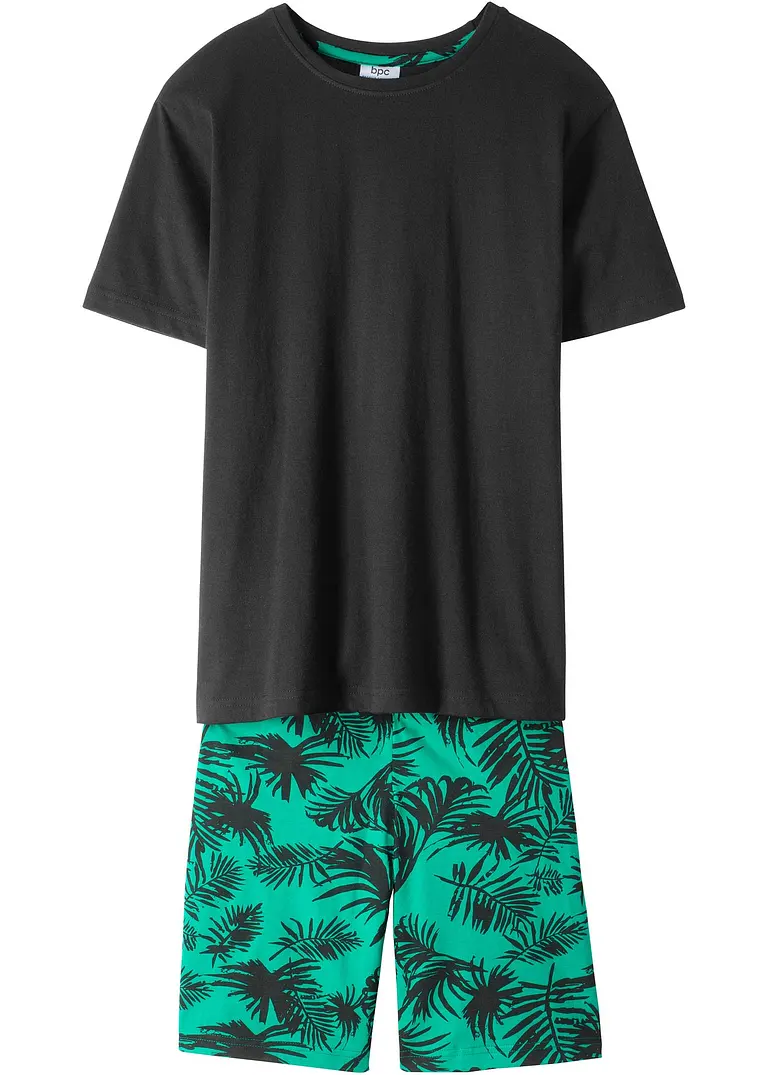 Bonprix Lässiger Schlafanzug Mit Palmen-Print - Kinder