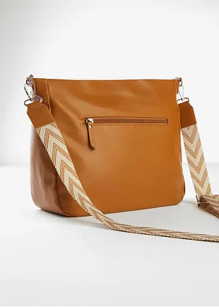 Bonprix Lässiger Shopper Mit Austauschbarem Tragegurt - Braun