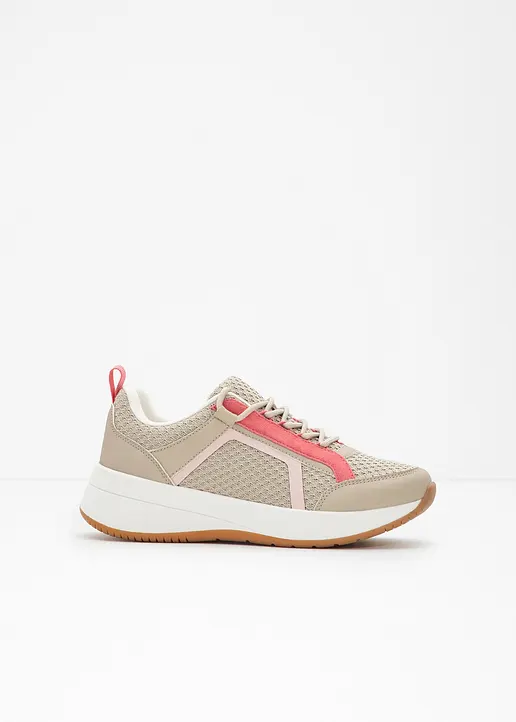 Bonprix Lässiger Sneaker Für Den Alltag - Beige - Damen