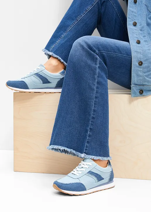 Bonprix Lässiger Sneaker Im Sportiven Look - Blau - Damen