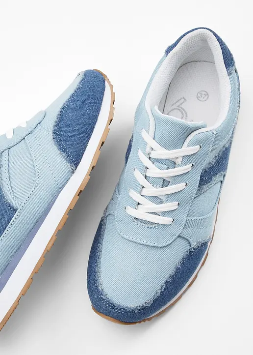 Bonprix Lässiger Sneaker Im Sportiven Look - Blau - Damen