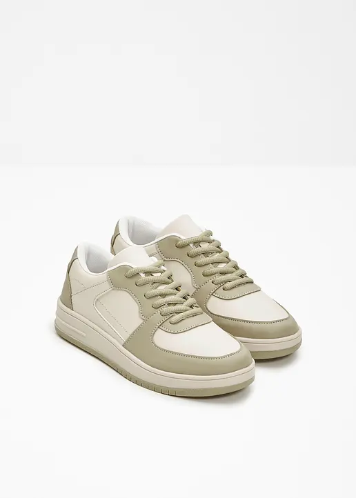 Bonprix Lässiger Sneaker Im Sportlichen Design - Beige - Damen