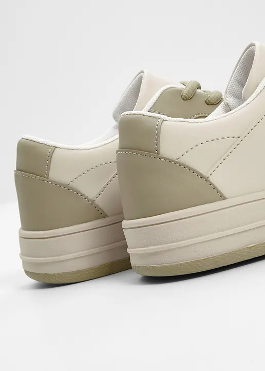 Bonprix Lässiger Sneaker Im Sportlichen Design - Beige - Damen