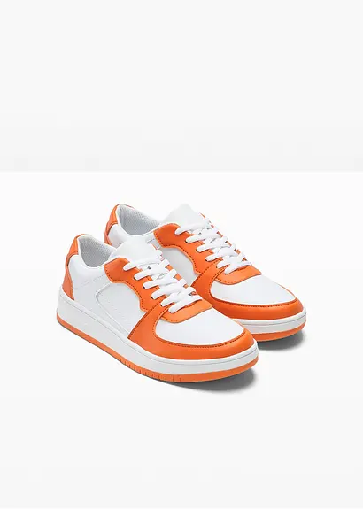 Bonprix Lässiger Sneaker Im Sportlichen Design - Weiß - Damen