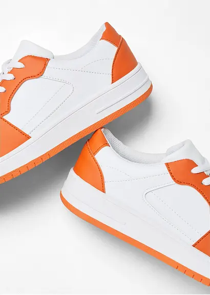 Bonprix Lässiger Sneaker Im Sportlichen Design - Weiß - Damen