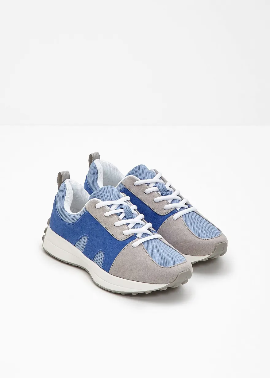 Bonprix Lässiger Sneaker Mit Profilierter Sohle - Blau - Damen