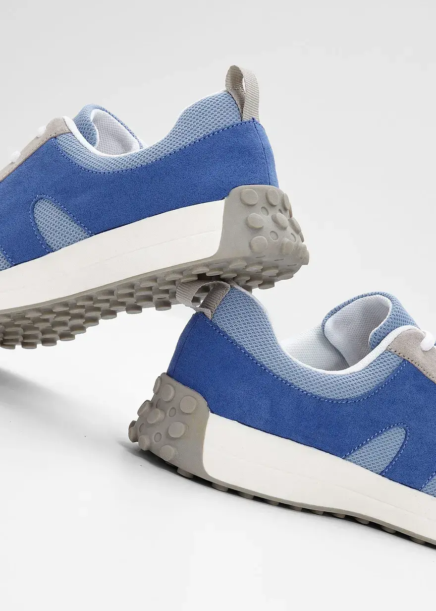 Bonprix Lässiger Sneaker Mit Profilierter Sohle - Blau - Damen