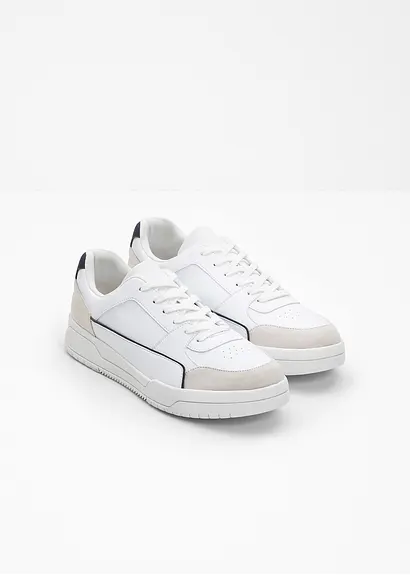 Bonprix Lässiger Sneaker Mit Sportlichen Details - Weiß