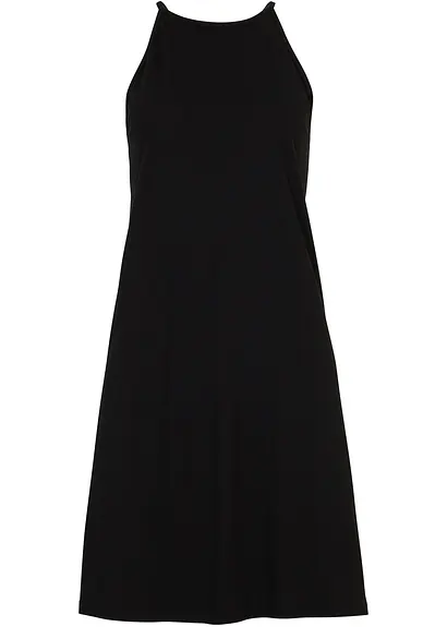 bonprix Lässiges Kleid mit Spaghetti-Trägern - schwarz - Damen