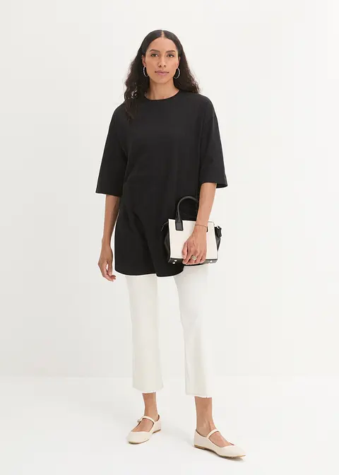 Bonprix Lässiges Longshirt Mit Komfortgebenden Seitenschlitzen Und Oversized-Passform