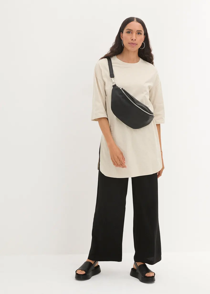 Bonprix Lässiges Longshirt Mit Komfortgebenden Seitenschlitzen Und Oversized-Passform