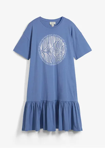 bonprix Lässiges Shirt-Kleid wirkt durch Bio-Baumwolle atmungsaktiv