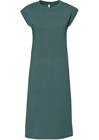 bonprix Lässiges Shirtkleid mit Rundhalsausschnitt und Schulterpolstern