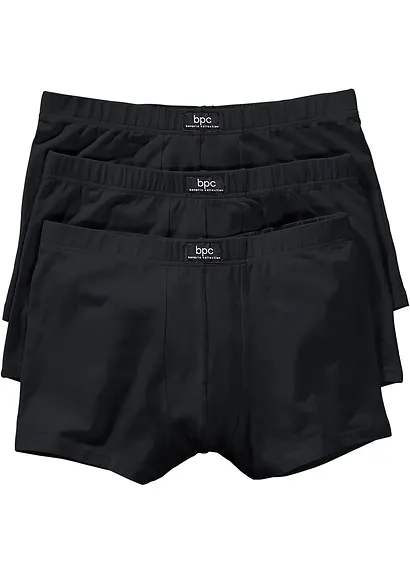 bonprix Legere Herren Boxershorts in figurnaher Passform im 3er-Pack