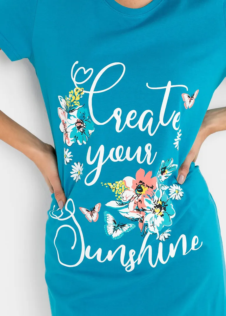 Bonprix Legeres Nachthemd Im Doppelpack Aus Bio-Baumwolle Im Umstellungsprozess