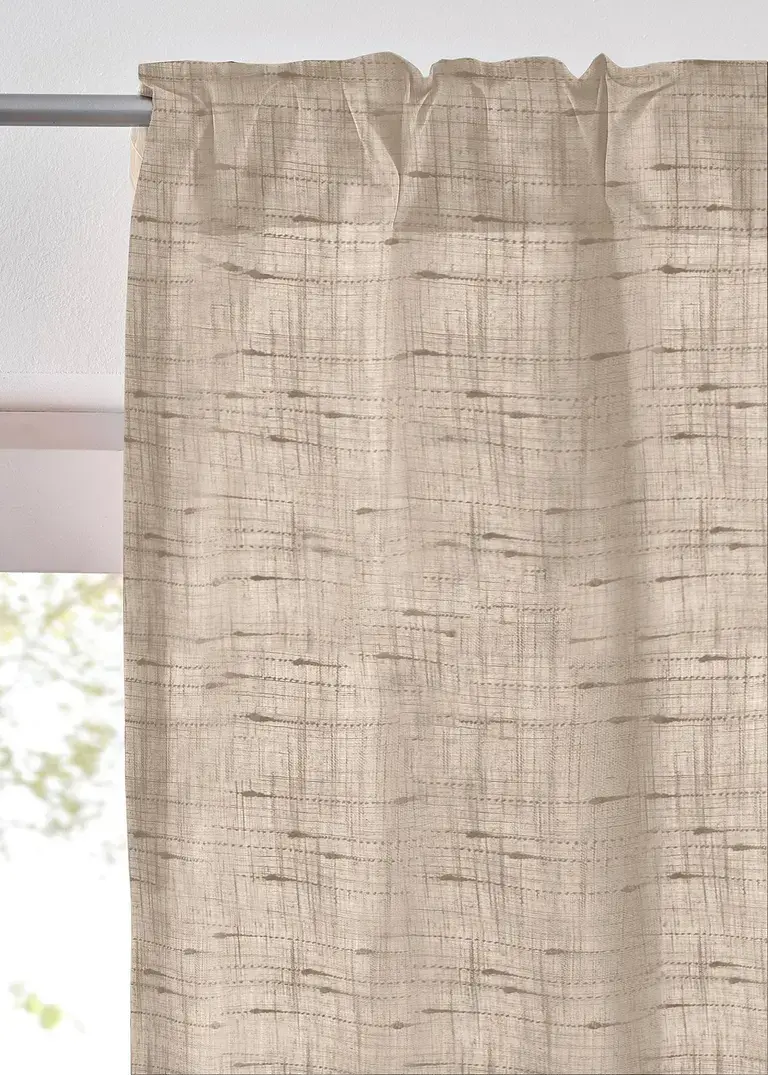 Bonprix Leicht Fallende Fertiggardine In Leinen-Optik