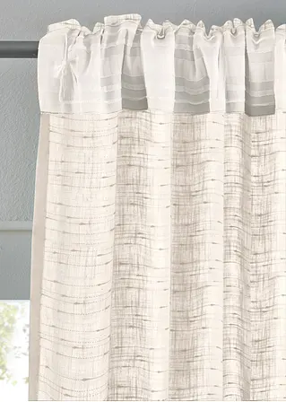 Bonprix Leicht Fallende Fertiggardine In Leinen-Optik