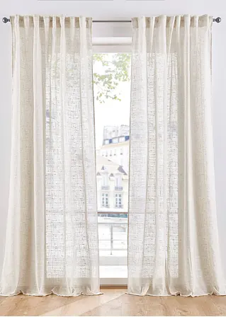 Bonprix Leicht Fallende Fertiggardine In Leinen-Optik