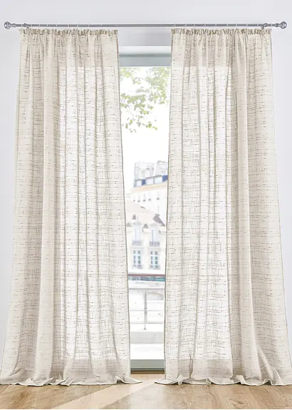 Bonprix Leicht Fallende Fertiggardine In Leinen-Optik