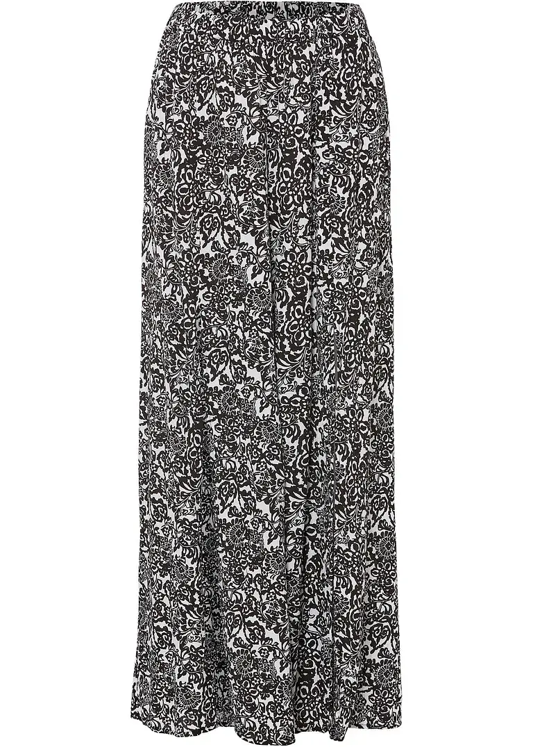 bonprix Leicht fallende Highwaist-Hose mit langem Schlitz