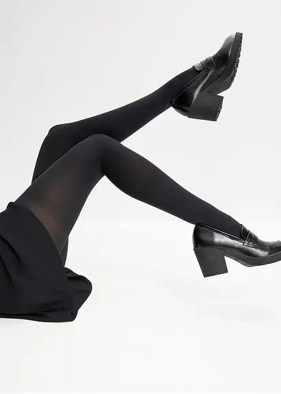 Bonprix Leicht Formende Strumpfhose 80den - Schwarz - Damen
