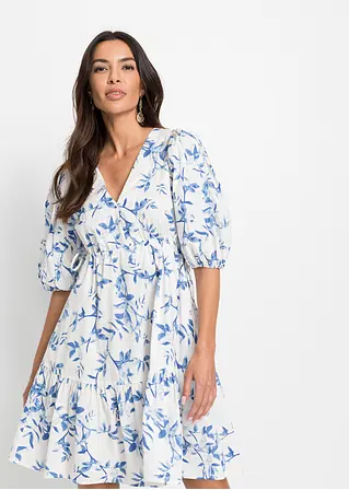 Bonprix Leichtes Sommerkleid Mit Süßem Druck - Weiß - Damen