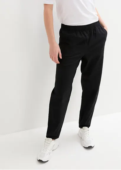 Bonprix Leinen-Hose Schenkt Durch Elastische Einsätze Große Bewegungsfreiheit