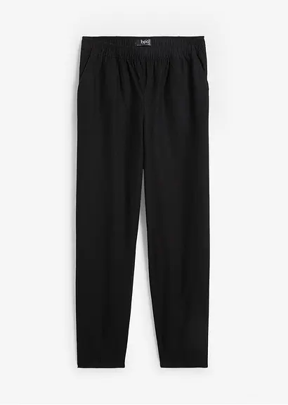 bonprix Leinen-Hose schenkt durch elastische Einsätze große Bewegungsfreiheit