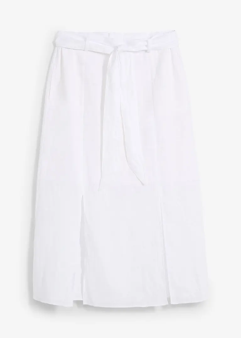 Bonprix Leinenrock Ist Ein Sommer-Begleiter Mit Passendem Bindegürtel