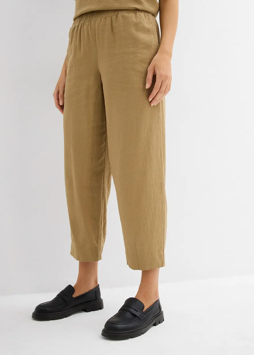 Bonprix Locker Geschnittene Hose Mit Komfortbund - Braun