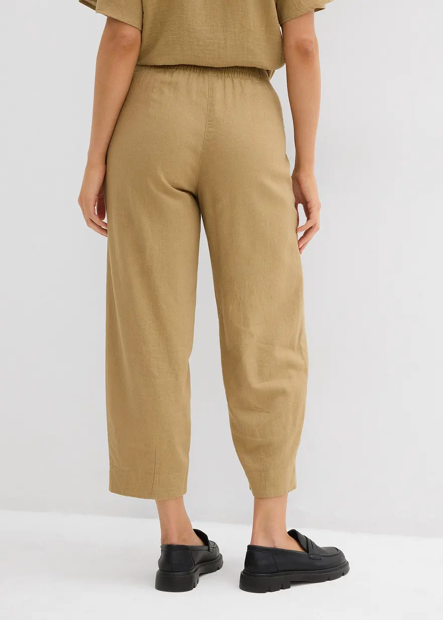 Bonprix Locker Geschnittene Hose Mit Komfortbund - Braun