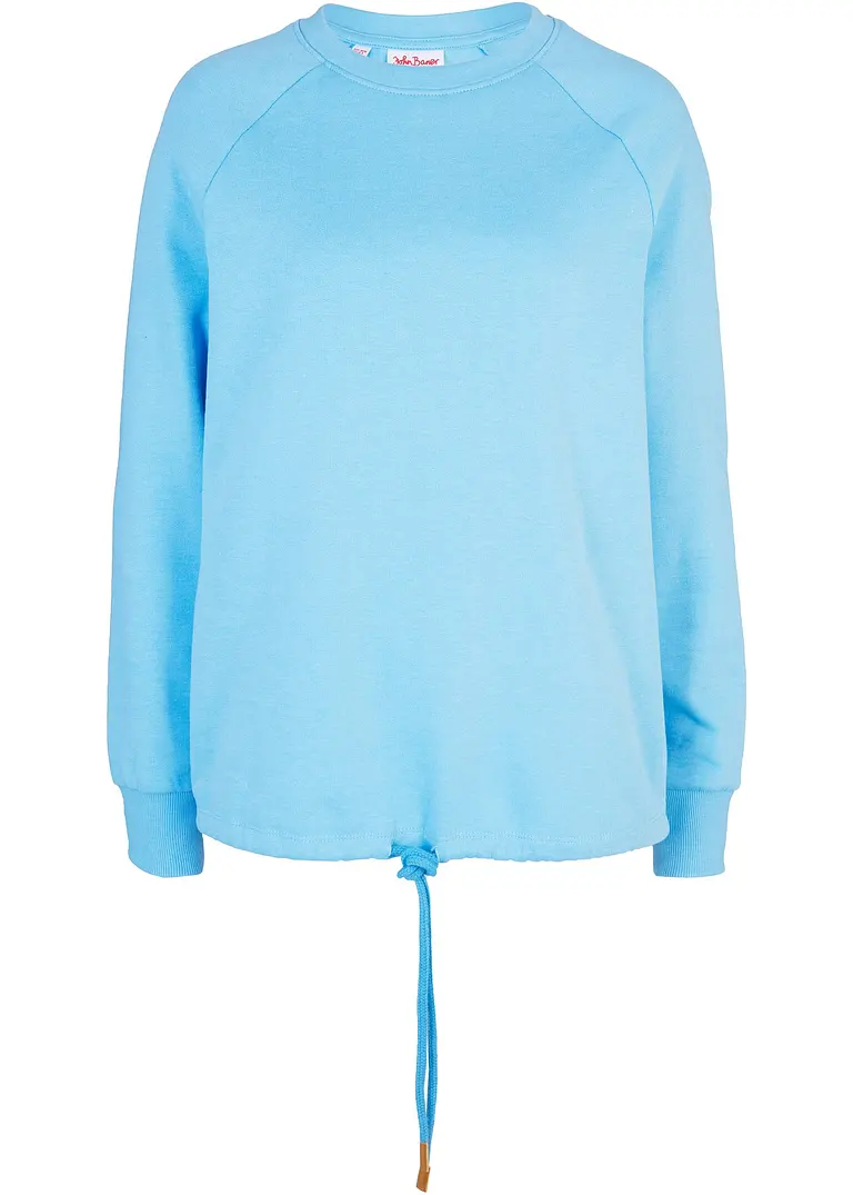 bonprix Lockeres Sweatshirt mit Bindegürtel - blau - Damen