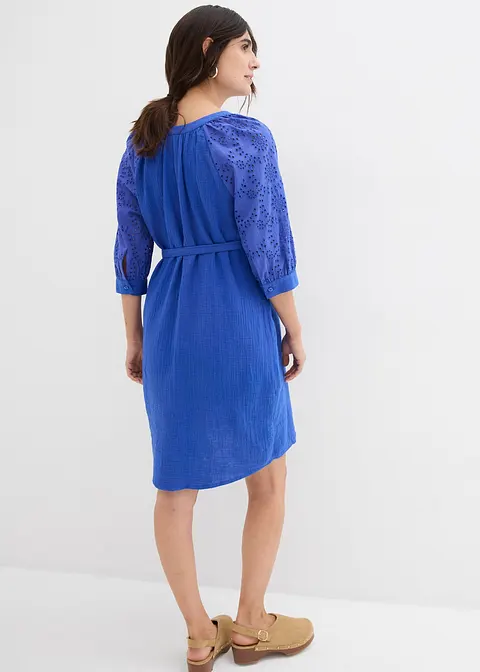 Bonprix Luftiges Blusenkleid Für Die Schwangerschaft - Blau