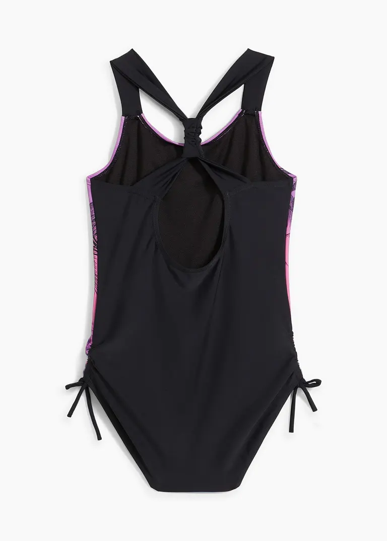 Bonprix Mädchen Badeanzug Mit Tollem Sommer Print - Bunt