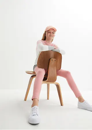 Bonprix Mädchen Basic Legging Im Praktischen 3er-Pack - Kinder