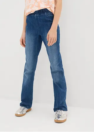 Bonprix Mädchen Jeggings Mit Leicht Ausgestelltem Bein Und Aufgesetzten Geäßtaschen