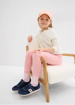 Bonprix Mädchen-Strickjacke Im Schönen Design - Weiß - Kinder