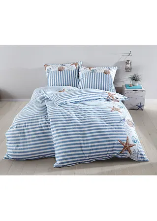 Bonprix Maritimer Hingucker: Bettwäsche Mit Streifen Und Muscheln
