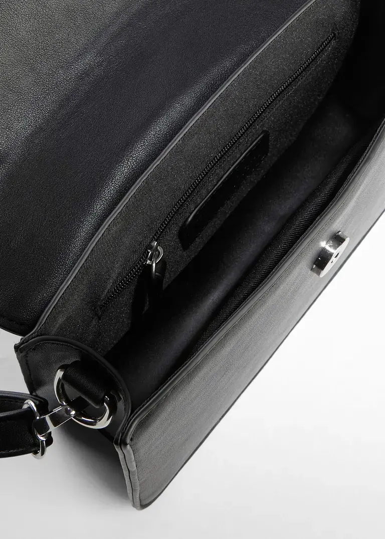 Bonprix Mini Umhängetasche Mit Austauschbarem Gurt - Schwarz