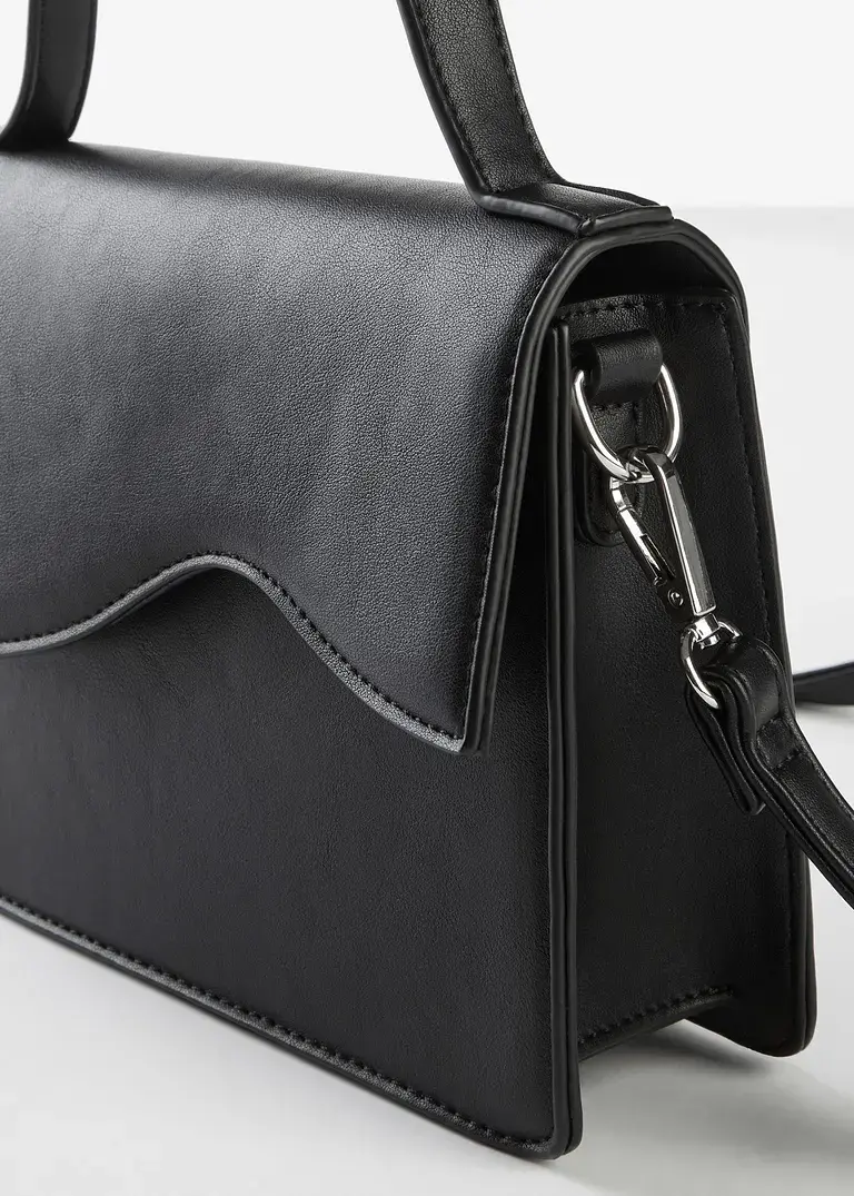 Bonprix Mini Umhängetasche Mit Austauschbarem Gurt - Schwarz