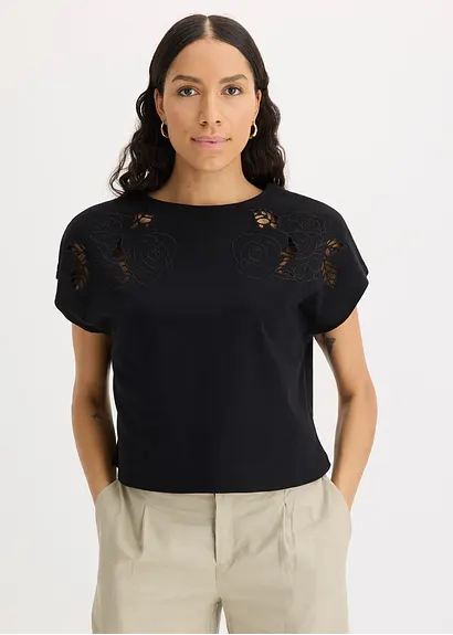 Bonprix Mit Besonders Schönen Details - Schwarz - Damen