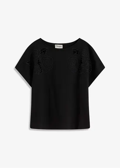 bonprix mit besonders schönen Details - schwarz - Damen