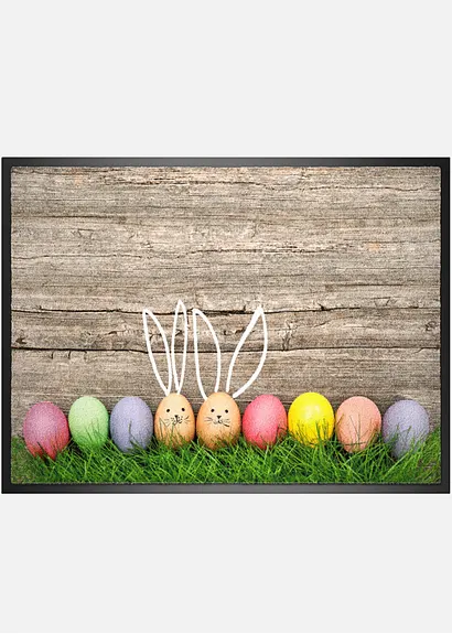 bonprix Mit dieser Fußmatte kann der Frühling kommen - braun