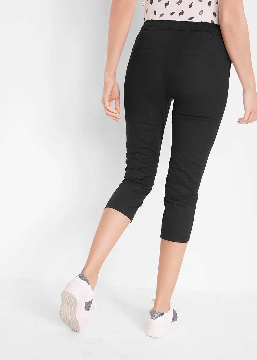 Bonprix Mit Elastischen Bund Mit Bindeband - Schwarz - Damen
