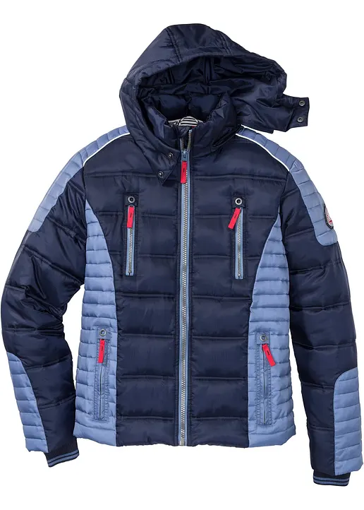 bonprix Mit Kapuze designte Wintersteppjacke mir Reißverschlusstaschen