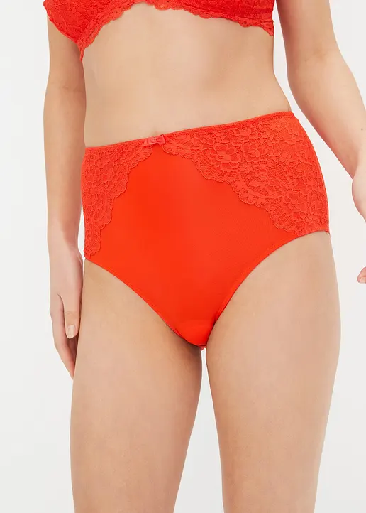 Bonprix Mit Moderner Highwaist-Leibhöhe - Orange - Damen