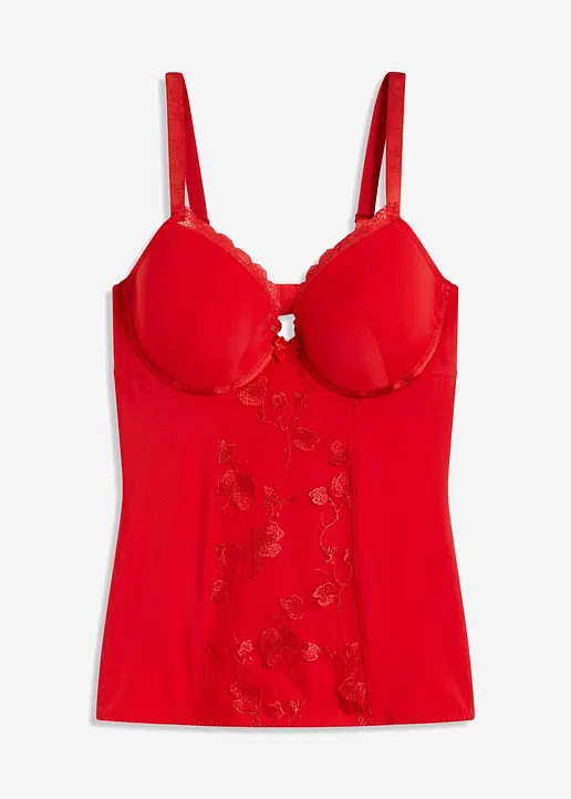 bonprix Mit Stickerei geschmückte Shape Corsage mit mittlerer Formkraft für eine schlanke Silhouette